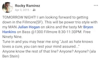 rocky ramirez on twitter